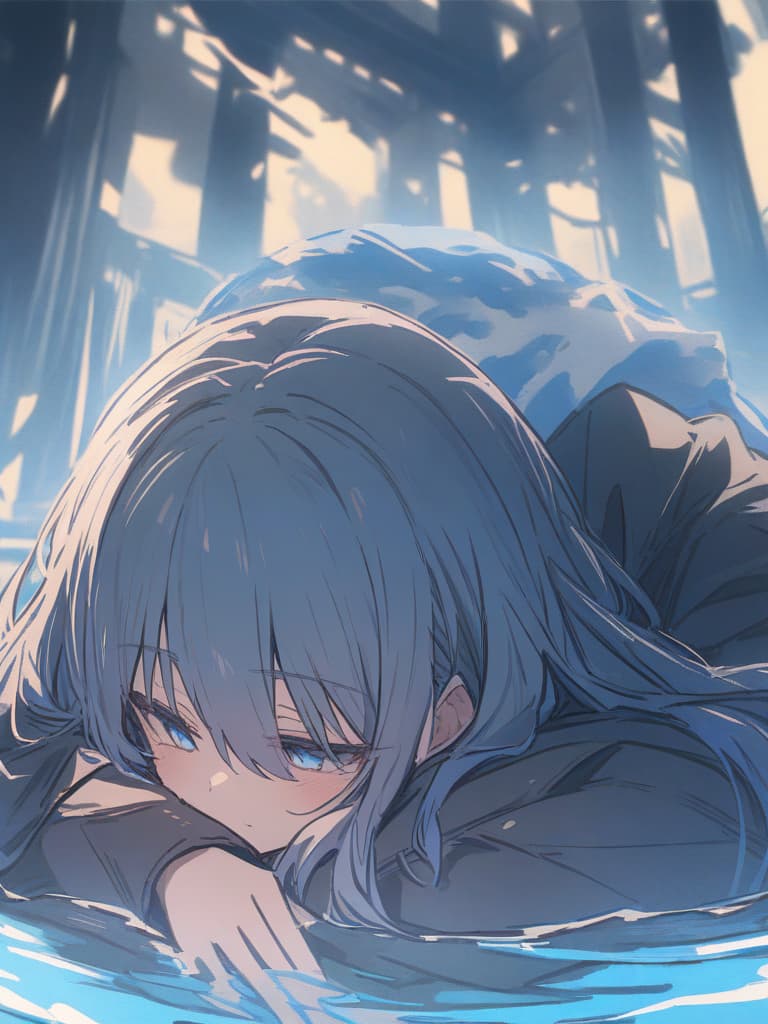  ((highest quality)), ((masterpiece)), (details), <xml> <input> women are hugging the devil </input> </xml> , a sphere of blue light is in the environment, ukishima