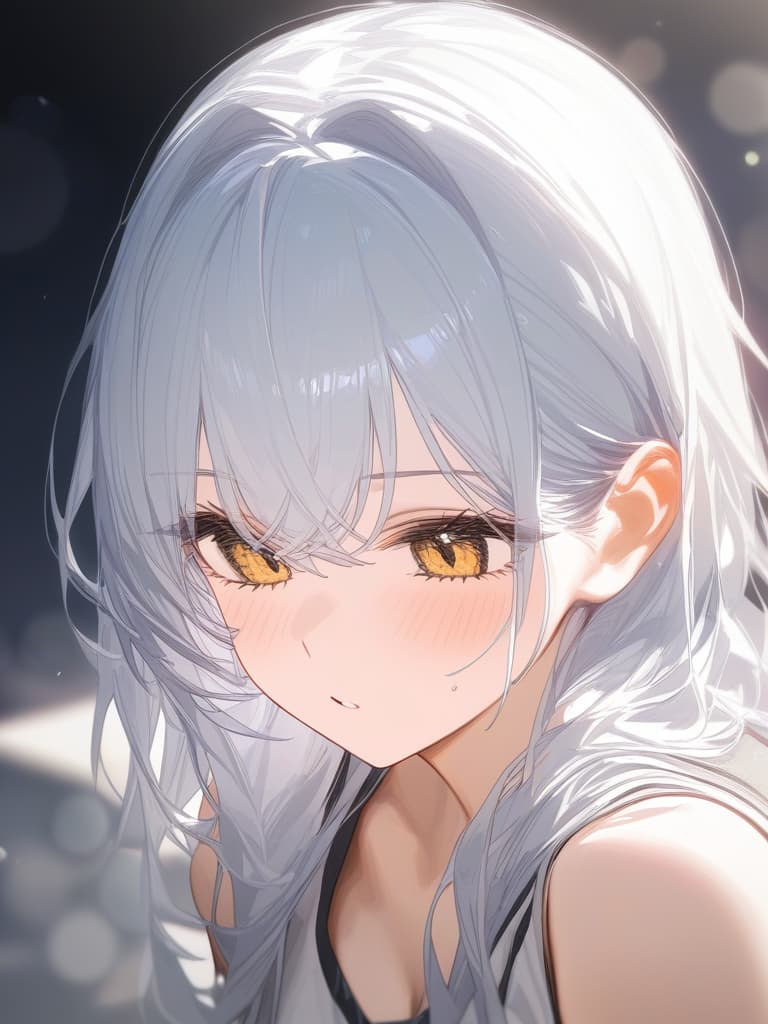  girl, white hair, wolf hair, masterpiece, best quality,8k,ultra detailed,high resolution,an extremely delicate and beautiful,hyper detail