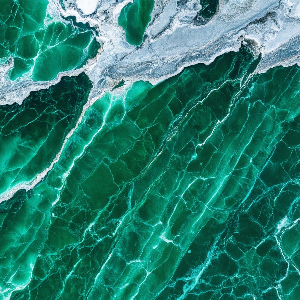  professional detailed photography, emerald marble texture, silver and white veins, wallpaper, background, (muted colors, dim colors, soothing tones), (vsco:0.3)