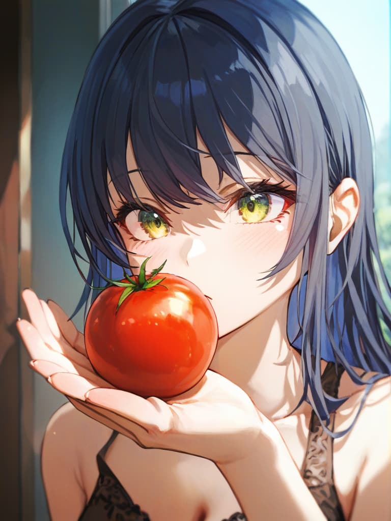  have tomatoes, masterpiece, best quality,8k,ultra detailed,high resolution,an extremely delicate and beautiful,hyper detail