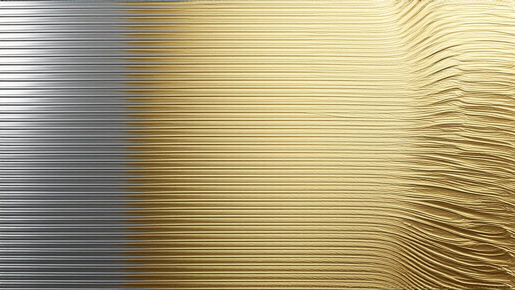  real estate photography style background of gold and silver waves ar 16:9 . professional, inviting, well lit, high resolution, property focused, commercial, highly detailed