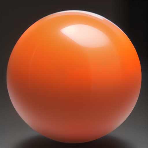  two balls creating a user profile icon with glossy texture, orange