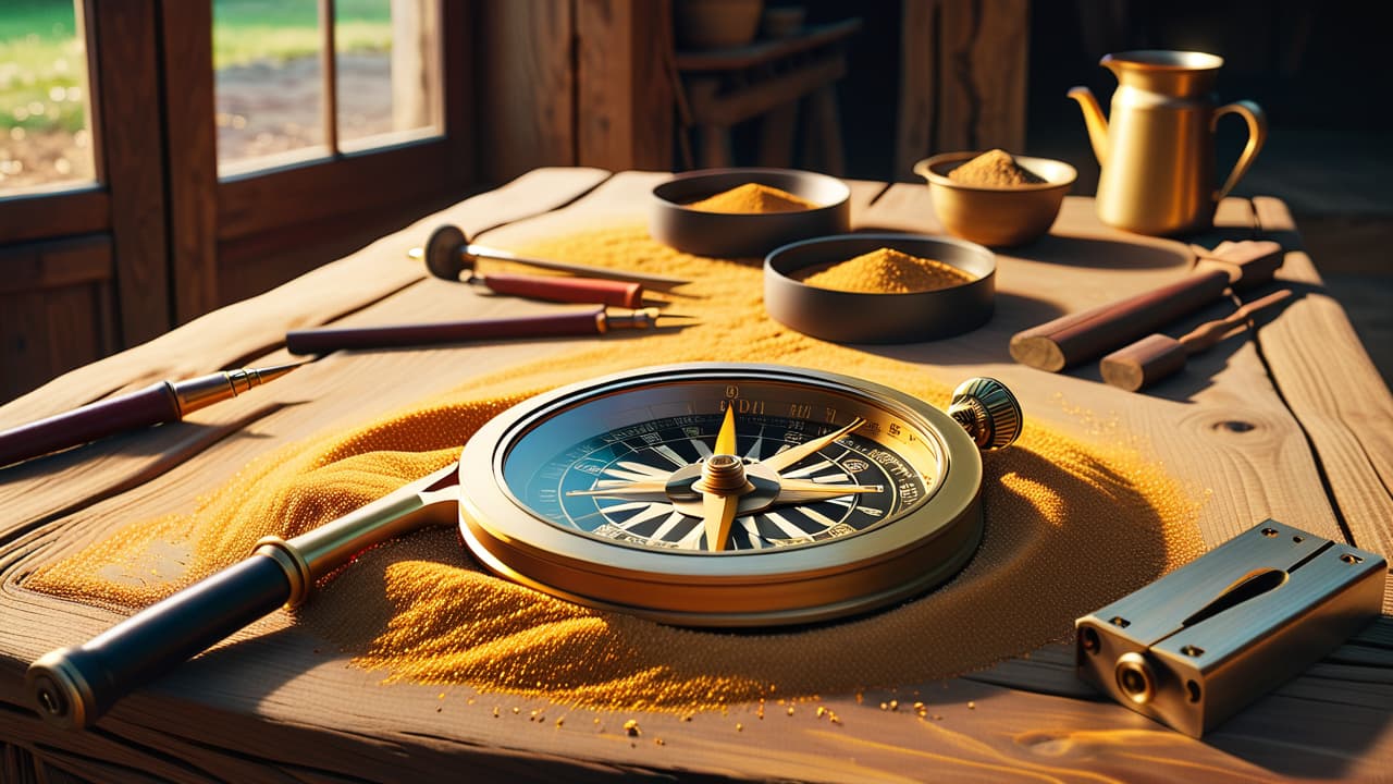  a beautifully crafted wooden table with intricate joinery, showcasing the golden ratio in its proportions, surrounded by tools like a compass and square, set against a rustic workshop backdrop filled with sawdust and sunlight. hyperrealistic, full body, detailed clothing, highly detailed, cinematic lighting, stunningly beautiful, intricate, sharp focus, f/1. 8, 85mm, (centered image composition), (professionally color graded), ((bright soft diffused light)), volumetric fog, trending on instagram, trending on tumblr, HDR 4K, 8K