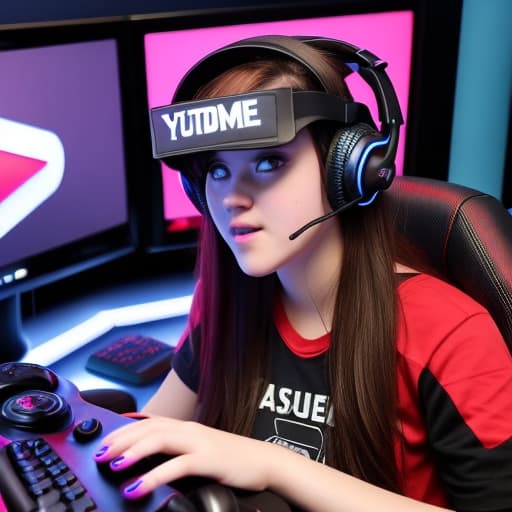  YouTube profile pic of gamer girl gamer