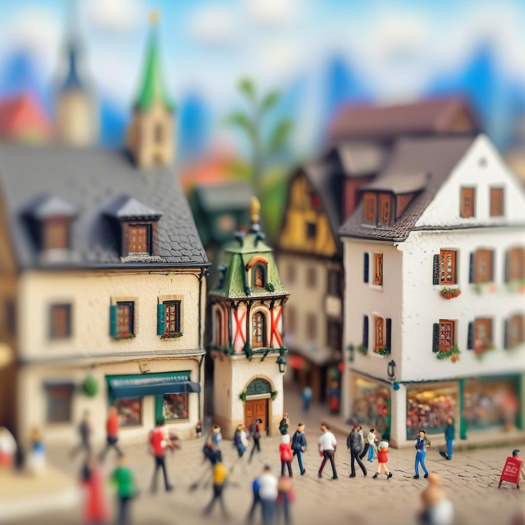  tilt shift photo of make an image . selective focus, miniature effect, blurred background, highly detailed, vibrant, perspective control, film photography style