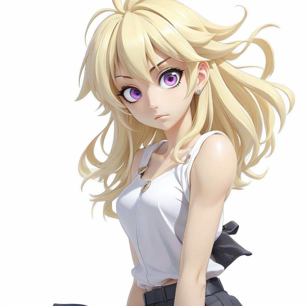  anime artwork blonde . anime style, key visual, vibrant, studio anime, highly detailed