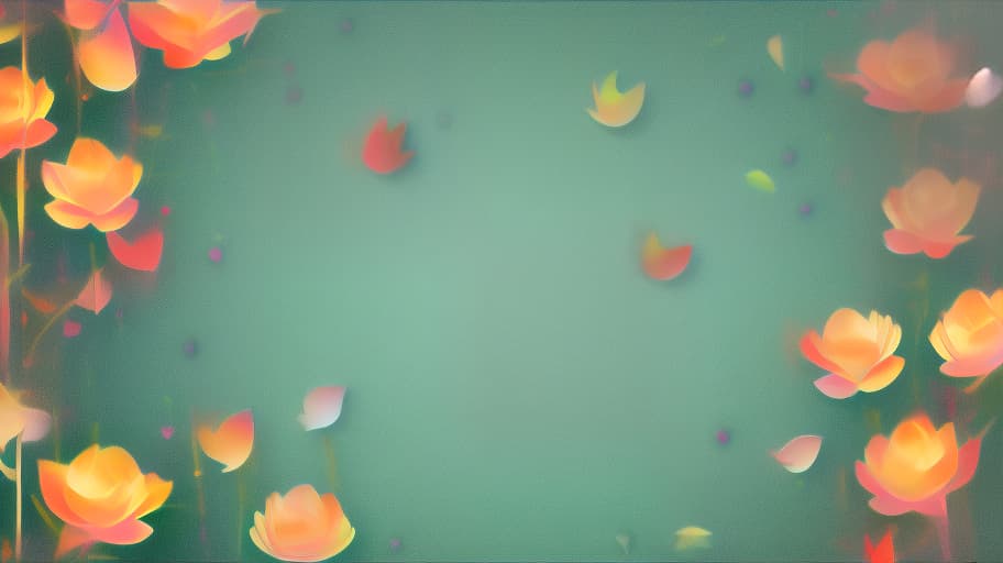  abstract background in pastel colors, flowers, autumn