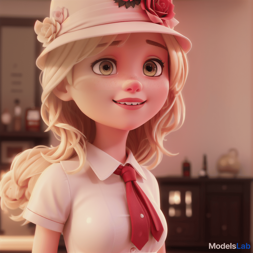  ultra realistic selfie ((beautiful blonde cute pale female with a rose hat and a red tie)), brown eyes, hyper detail, cinematic lighting, canon eos r3, nikon, f/1.4, iso 200, 1/160s, 8k, raw, unedited, in frame, 8k hyperrealistic, full body, detailed clothing, highly detailed, cinematic lighting, stunningly beautiful, intricate, sharp focus, f/1. 8, 85mm, (centered image composition), (professionally color graded), ((bright soft diffused light)), volumetric fog, trending on instagram, trending on tumblr, HDR 4K, 8K