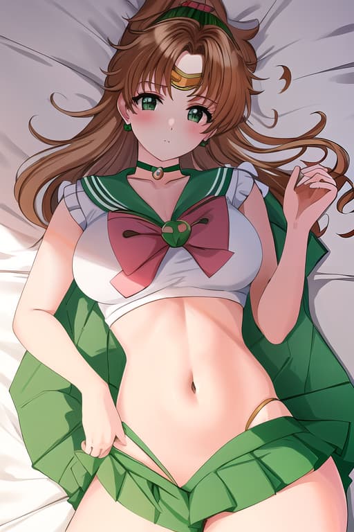  ,no clothes,laying down ,ing vigina,high detail,(sailor jupiter:1.3), (masterpiece), (highest quality), (intricate), (high detail), at beach, an extremely detailed ilration of a cute beautiful women on the sea beach, detailed water, masterpiece, best quality, high quality, solo