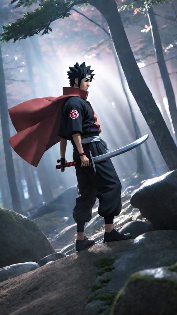  anime art: fighting an unseen opponent with powerful invisible clones in naruto shippuden. hyperrealistic, full body, detailed clothing, highly detailed, cinematic lighting, stunningly beautiful, intricate, sharp focus, f/1. 8, 85mm, (centered image composition), (professionally color graded), ((bright soft diffused light)), volumetric fog, trending on instagram, trending on tumblr, HDR 4K, 8K