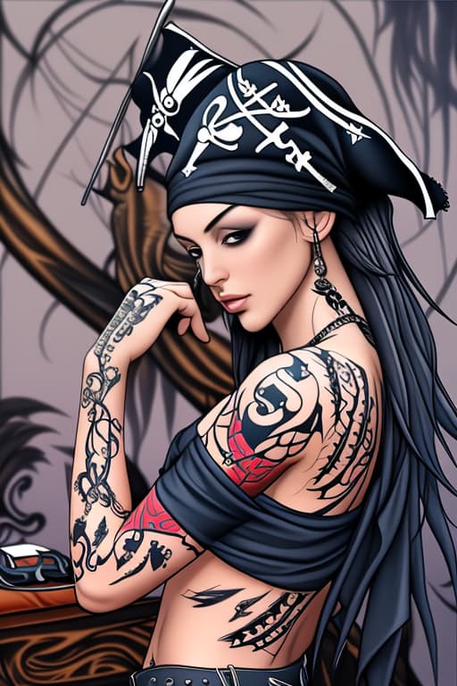  Tattoo artist Pirate