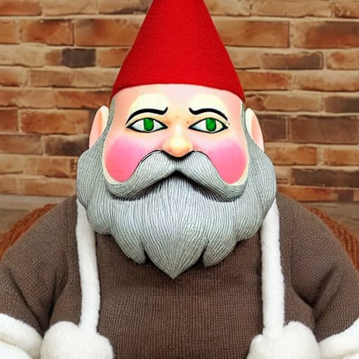 hasbulla person Bald gnome with big white beard