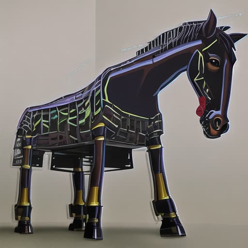  Horse animatronic