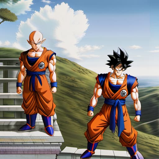  brother and sister goku from dragon ball z