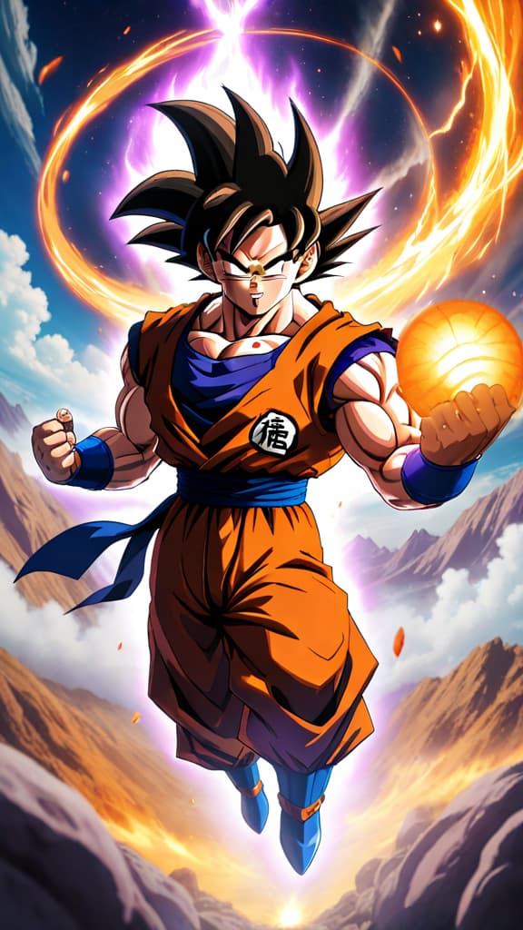  goku from dragon ball z clashing fists with frieza's energy blasts on a trembling planet namek in anime art hyperrealistic, full body, detailed clothing, highly detailed, cinematic lighting, stunningly beautiful, intricate, sharp focus, f/1. 8, 85mm, (centered image composition), (professionally color graded), ((bright soft diffused light)), volumetric fog, trending on instagram, trending on tumblr, HDR 4K, 8K