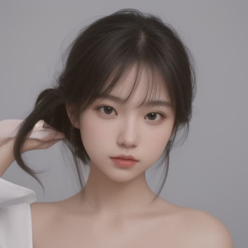  girl, best quality, solo, headshot, simple background