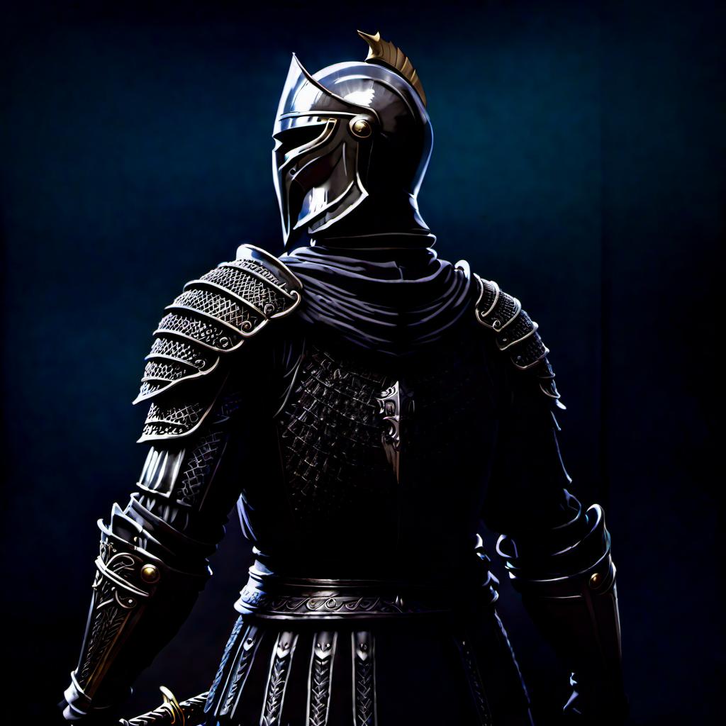  a painted knight from dark souls, logo hyperrealistic, full body, detailed clothing, highly detailed, cinematic lighting, stunningly beautiful, intricate, sharp focus, f/1. 8, 85mm, (centered image composition), (professionally color graded), ((bright soft diffused light)), volumetric fog, trending on instagram, trending on tumblr, HDR 4K, 8K