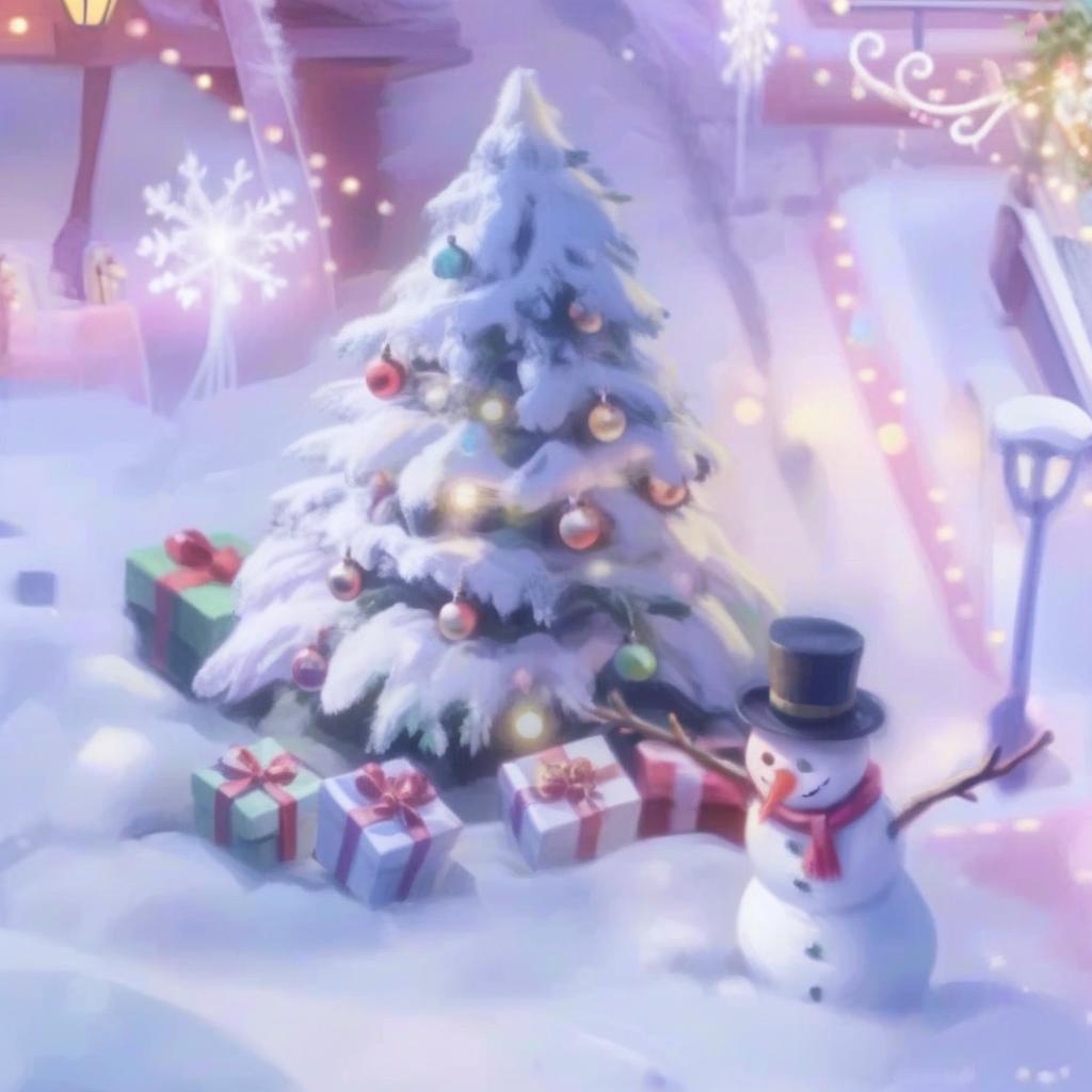  breathtaking the snowman is in front of the christmas tree . award winning, professional, highly detailed, civitai