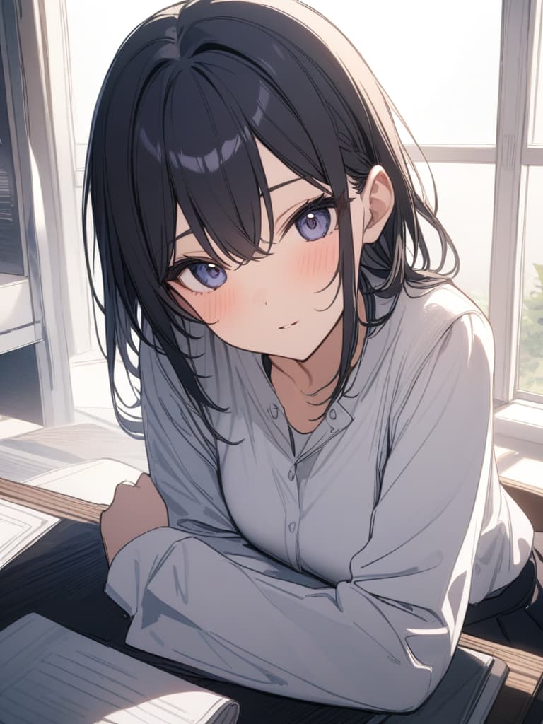  girl with black hair, masterpiece, best quality,8k,ultra detailed,high resolution,an extremely delicate and beautiful,hyper detail