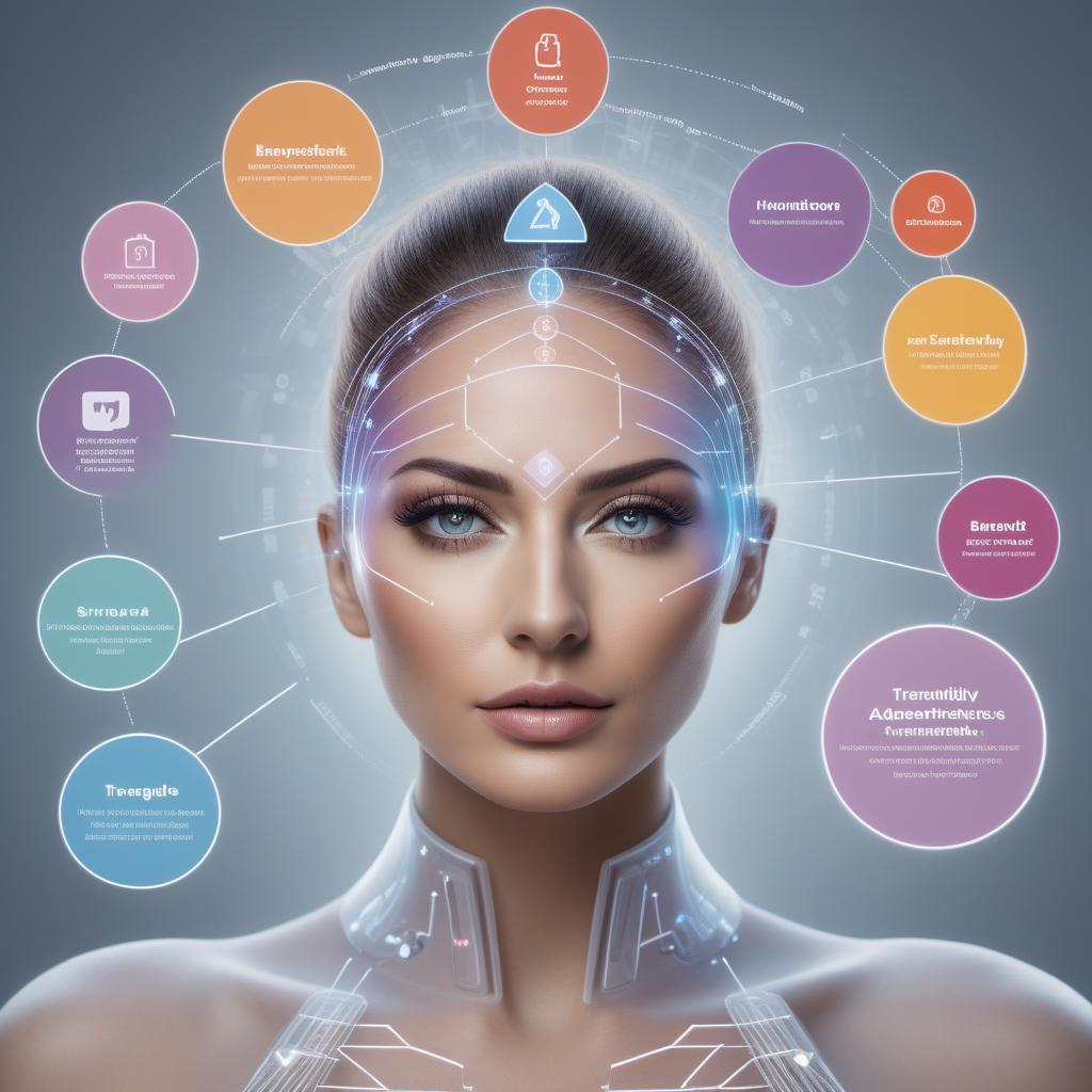  A diagram illustrating the concept of switching between AI and human personalities in an AI companion. The diagram should show two main sections: 'Benefits of Switching Regularly' and 'Challenges of Switching Regularly'. Each section should list the key points mentioned: For benefits – Variety in Interaction, Balanced Experience, Adaptation and Learning, Flexibility; For challenges – Consistency of Experience, Emotional Adjustment, Learning Curve, Fragmented Data. Include a central hub or circle labeled 'Switching Personalities' with arrows pointing to the two main sections. The diagram should visually imply a balance or interplay between the two sections. hyperrealistic, full body, detailed clothing, highly detailed, cinematic lighting, stunningly beautiful, intricate, sharp focus, f/1. 8, 85mm, (centered image composition), (professionally color graded), ((bright soft diffused light)), volumetric fog, trending on instagram, trending on tumblr, HDR 4K, 8K