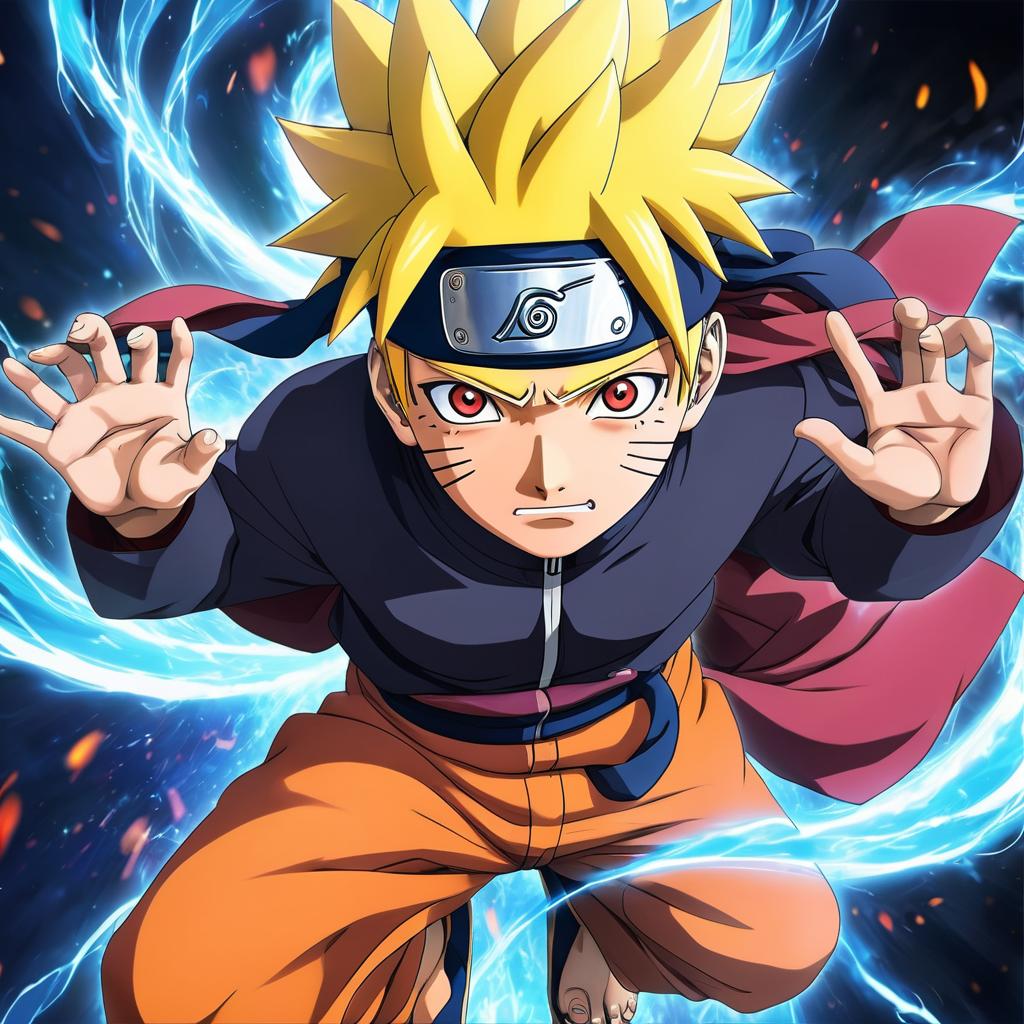  create a logo inspired by the anime naruto, using photoshop style effects. the logo should prominently feature the text 'pranav ajay' in a dynamic, anime inspired font. incorporate elements and motifs from naruto, such as the sharingan or naruto’s headband, but ensure the design is unique and original. the color scheme should be bold and vibrant, reflecting the energy and style of the anime, high quality, high details, hd, perfect composition, 4k epic detailed, highly detailed, sharp focus, high resolution