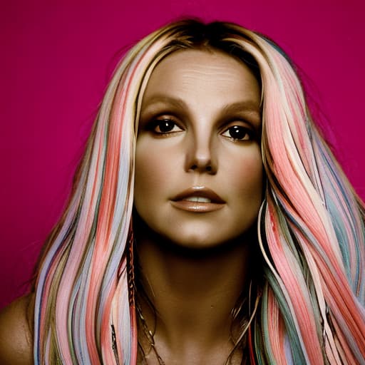 portrait+ style Britney Spears queer face