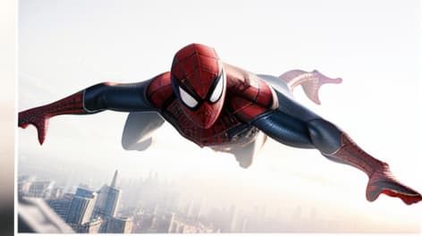  spiderman skin hyperrealistic, full body, detailed clothing, highly detailed, cinematic lighting, stunningly beautiful, intricate, sharp focus, f/1. 8, 85mm, (centered image composition), (professionally color graded), ((bright soft diffused light)), volumetric fog, trending on instagram, trending on tumblr, HDR 4K, 8K