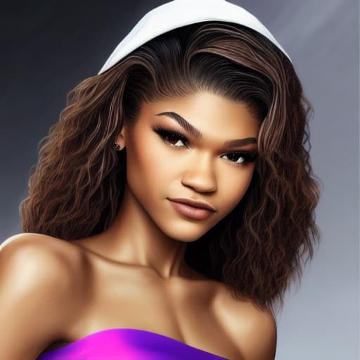  zendaya looking beautiful. exact likeness.