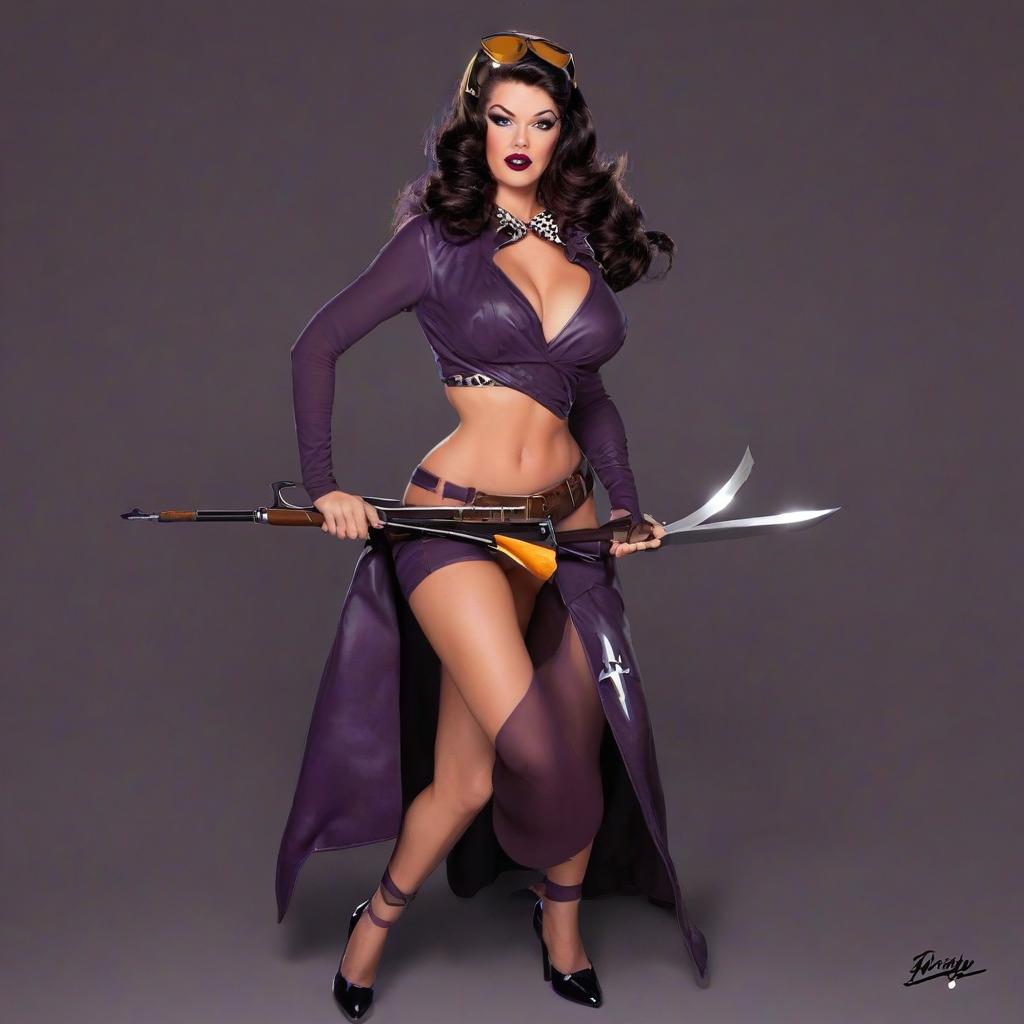  pin up, huntress