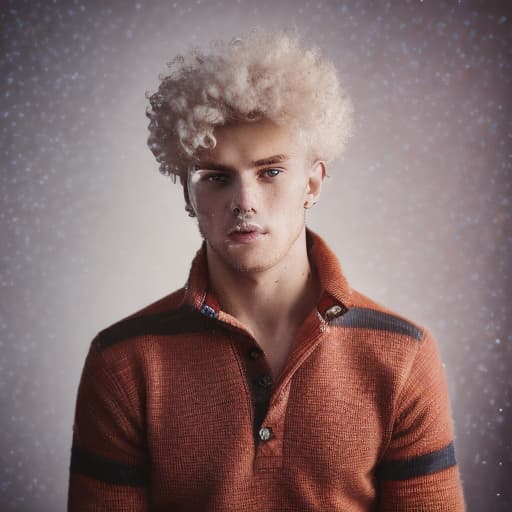 portrait+ style Russian LGBT queer twink blonde hunk dude face