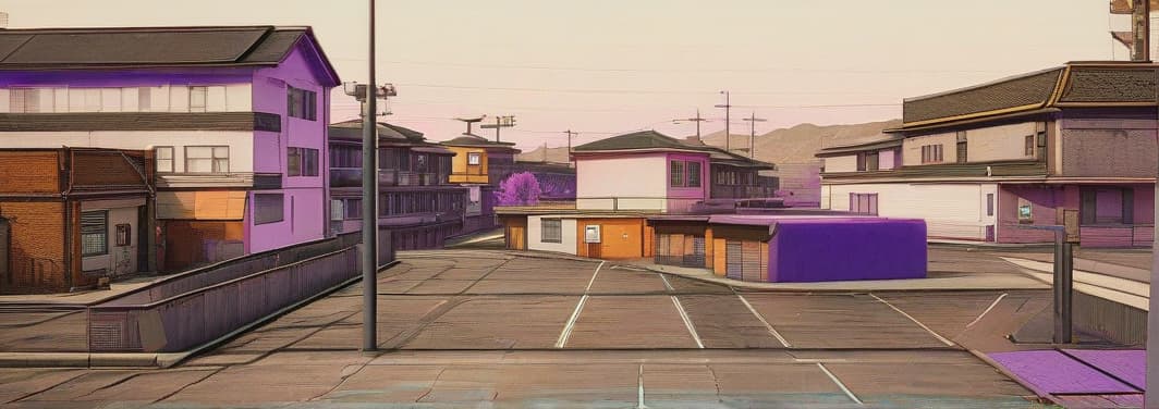  cyberpunk style cityscape, historic district, multiple monochrome, fujicolor, anime style, uhd, chromatic aberration, cinematic lighting. cyberpunk, vaporwave, neon, vibes, vibrant, stunningly beautiful, crisp, detailed, sleek, ultramodern, magenta highlights, dark purple shadows, high contrast, cinematic, ultra detailed, intricate, professional