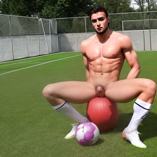  Hungarian footballer queer brunette hunk dude workout