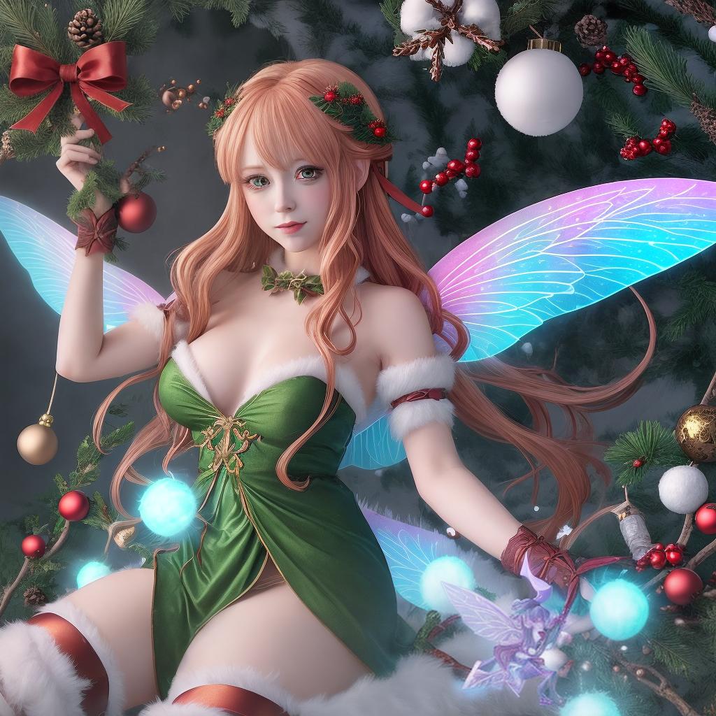  yule fairy anime style 8k