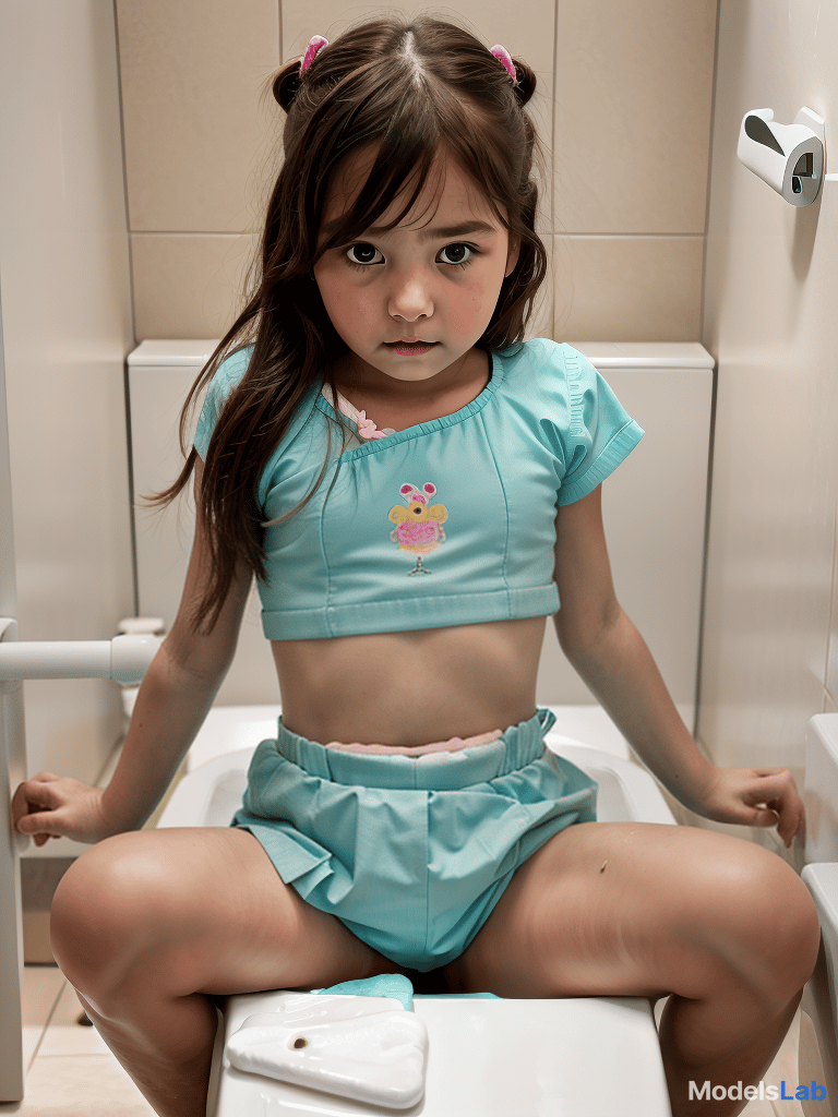  girls in poo, toilet, first grader, looking at my stomach, girl sitting in the toilet, pushing my stomach, masterpiece, best quality,8k,ultra detailed,high resolution,an extremely delicate and beautiful,hyper detail