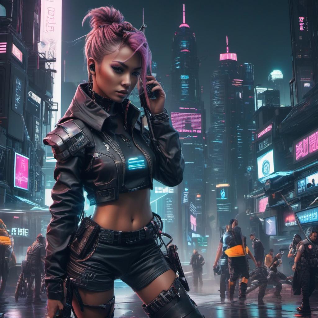  , cyberpunk style