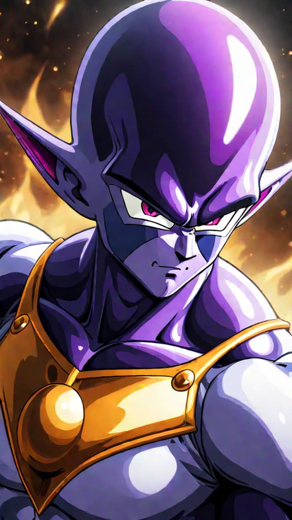  anime art: frieza and cell are even more menacing in a world without dragon balls. hyperrealistic, full body, detailed clothing, highly detailed, cinematic lighting, stunningly beautiful, intricate, sharp focus, f/1. 8, 85mm, (centered image composition), (professionally color graded), ((bright soft diffused light)), volumetric fog, trending on instagram, trending on tumblr, HDR 4K, 8K