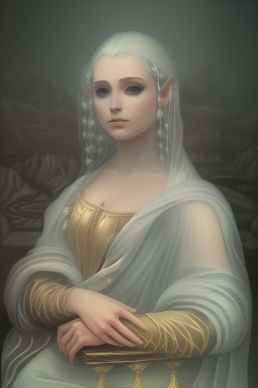  ethereal fantasy concept art of an elf, magnificent, celestial, ethereal, painterly, epic, majestic, magical, fantasy art, cover art, dreamy