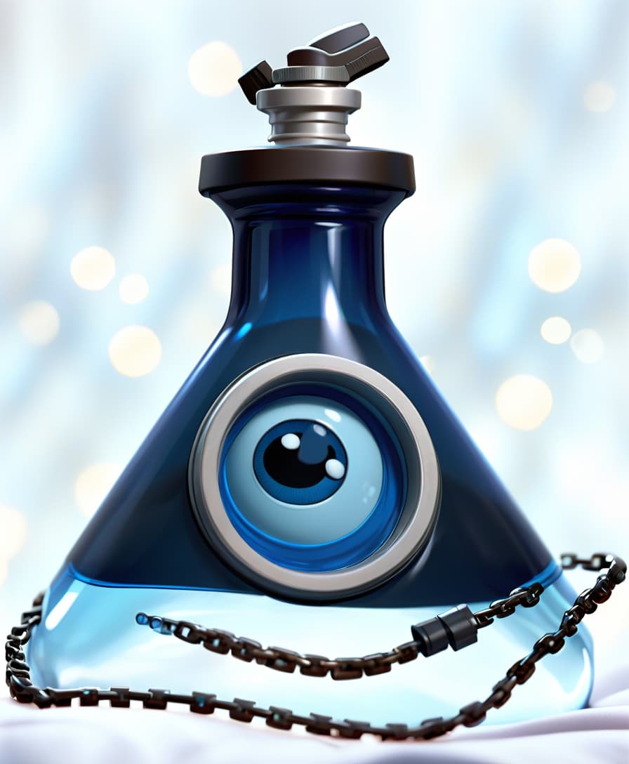  cinematic photo make a 3d blue flask in the style of pixar cartoons . 35mm photograph, film, bokeh, professional, 4k, highly detailed, t shirt design, film photography style