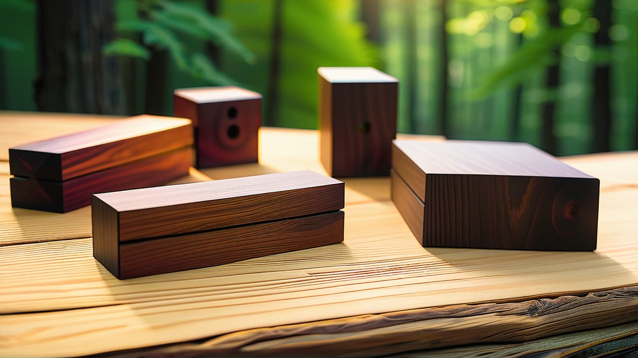  a close up of various traditional woodworking joints, including dovetails, mortise and tenon, and finger joints, arranged artistically on a rustic wooden surface, with soft natural light highlighting the craftsmanship and details of each joint. hyperrealistic, full body, detailed clothing, highly detailed, cinematic lighting, stunningly beautiful, intricate, sharp focus, f/1. 8, 85mm, (centered image composition), (professionally color graded), ((bright soft diffused light)), volumetric fog, trending on instagram, trending on tumblr, HDR 4K, 8K