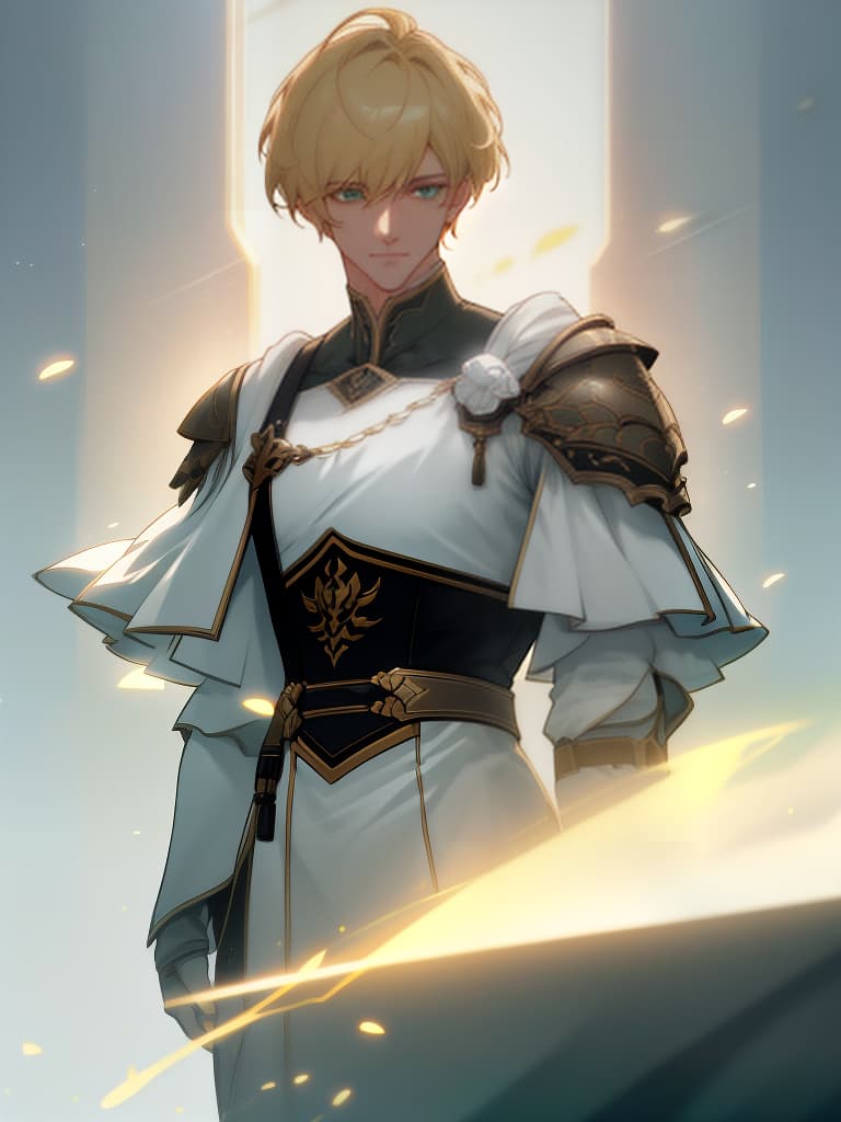  male, short hair, eye color is green, blonde, jersey, game, masterpiece, best quality,8k,ultra detailed,high resolution,an extremely delicate and beautiful,hyper detail hyperrealistic, full body, detailed clothing, highly detailed, cinematic lighting, stunningly beautiful, intricate, sharp focus, f/1. 8, 85mm, (centered image composition), (professionally color graded), ((bright soft diffused light)), volumetric fog, trending on instagram, trending on tumblr, HDR 4K, 8K