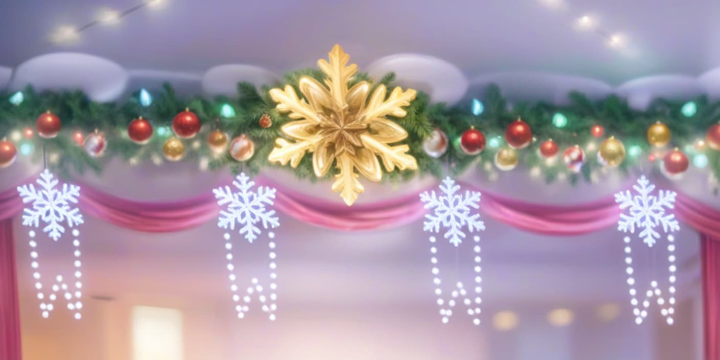  breathtaking christmas decoration . award winning, professional, highly detailed, civitai