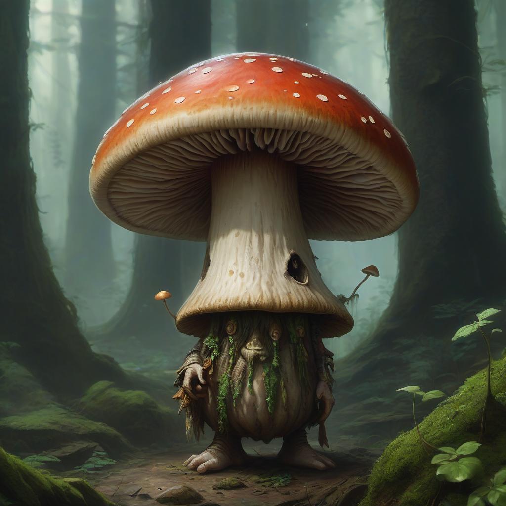  humanoid mushroom, druid, hkmagic