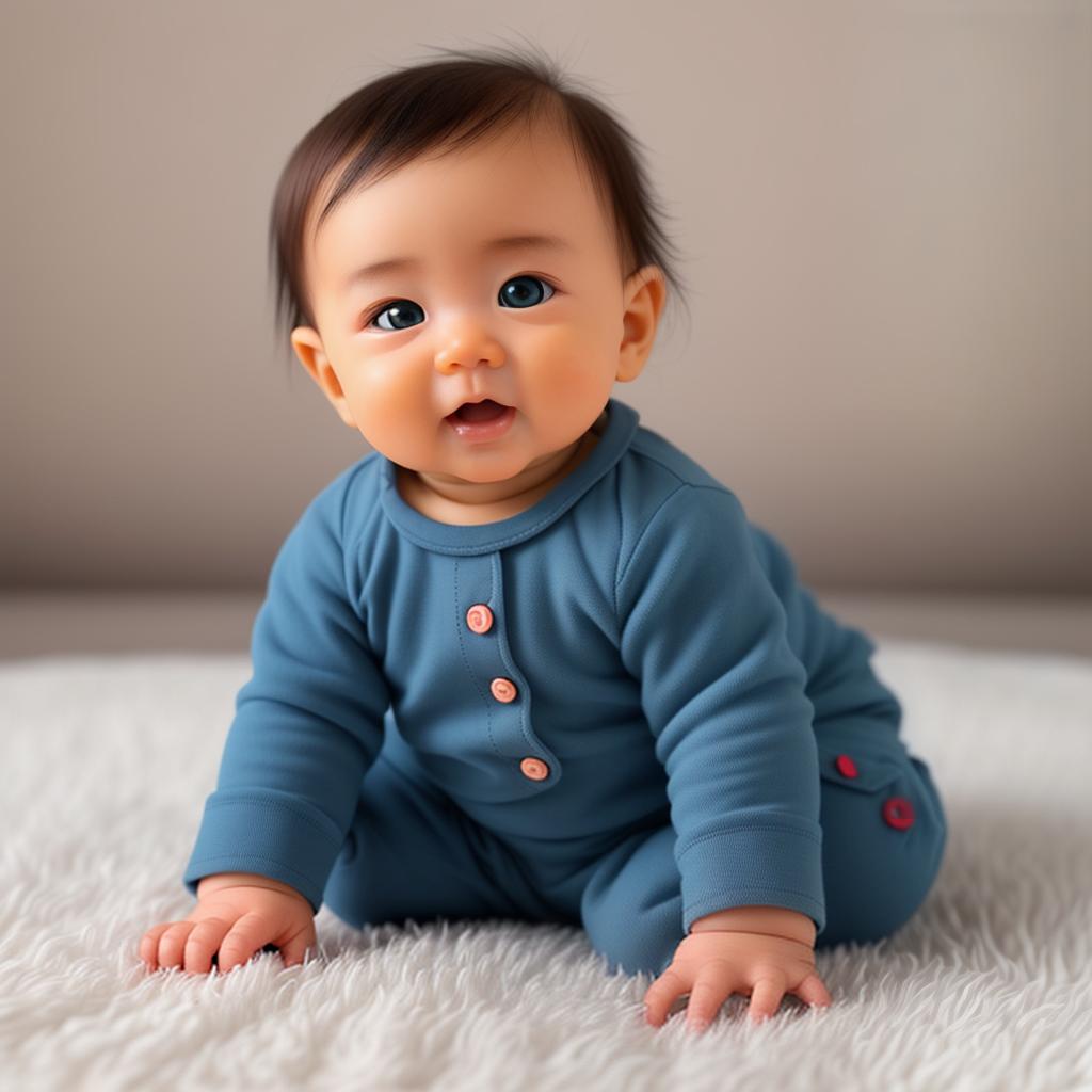  baby playing with toys hyperrealistic, full body, detailed clothing, highly detailed, cinematic lighting, stunningly beautiful, intricate, sharp focus, f/1. 8, 85mm, (centered image composition), (professionally color graded), ((bright soft diffused light)), volumetric fog, trending on instagram, trending on tumblr, HDR 4K, 8K