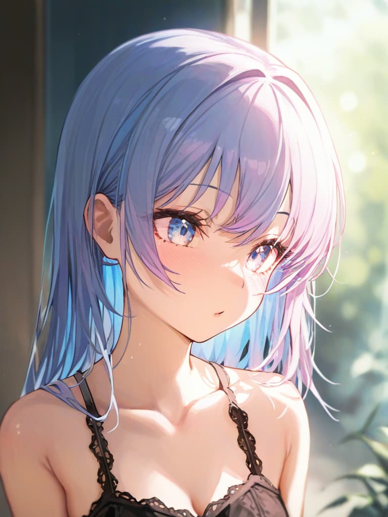  light blue hair, light blue hair, front face, long hair, pink hair, light blue hair, loli, masterpiece, best quality,8k,ultra detailed,high resolution,an extremely delicate and beautiful,hyper detail