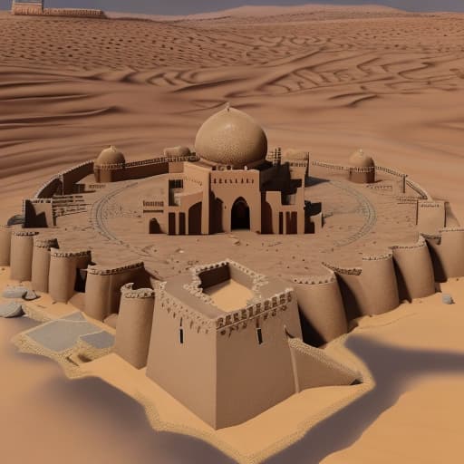  Here’s how you can describe your game design concepts in English for generating images: ### For the Main Interface: "Design a historical interactive game interface showcasing famous Saudi landmarks like Al-Masmak Fortress and Madain Saleh. The background features a desert landscape with traditional touches." ### For Historical Landmarks: "Render of Al-Masmak Fortress with intricate details, set against a Saudi desert background, showing the fortress with its mud walls and stone fortifications." ### For Historical Characters: "Design a historical Saudi character dressed in traditional attire like a thobe and headscarf, presenting old proverbs and wisdom." ### For Gameplay and Challenges: "Scene depicting interactive gameplay involving 