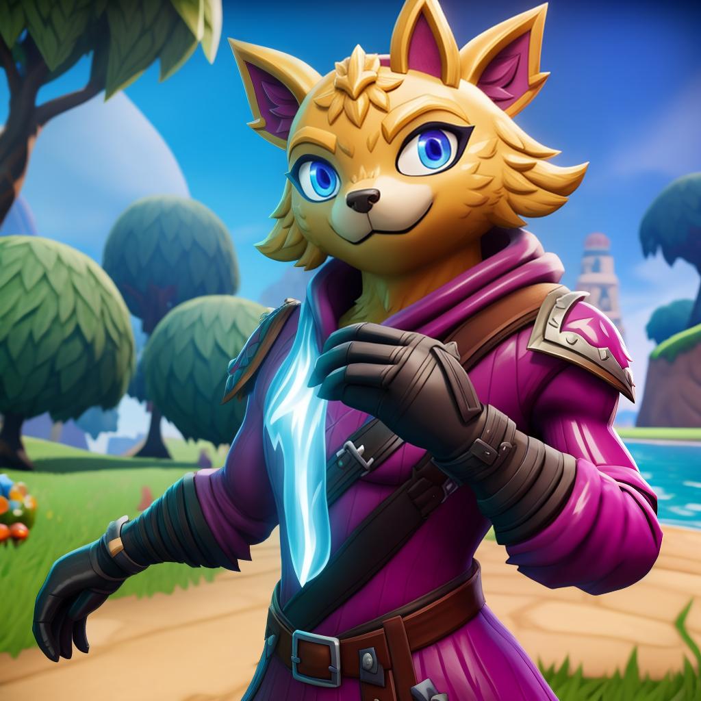  Mage (fortnite), full body, gloves, open eyes, masterpiece, 4k, fine details,