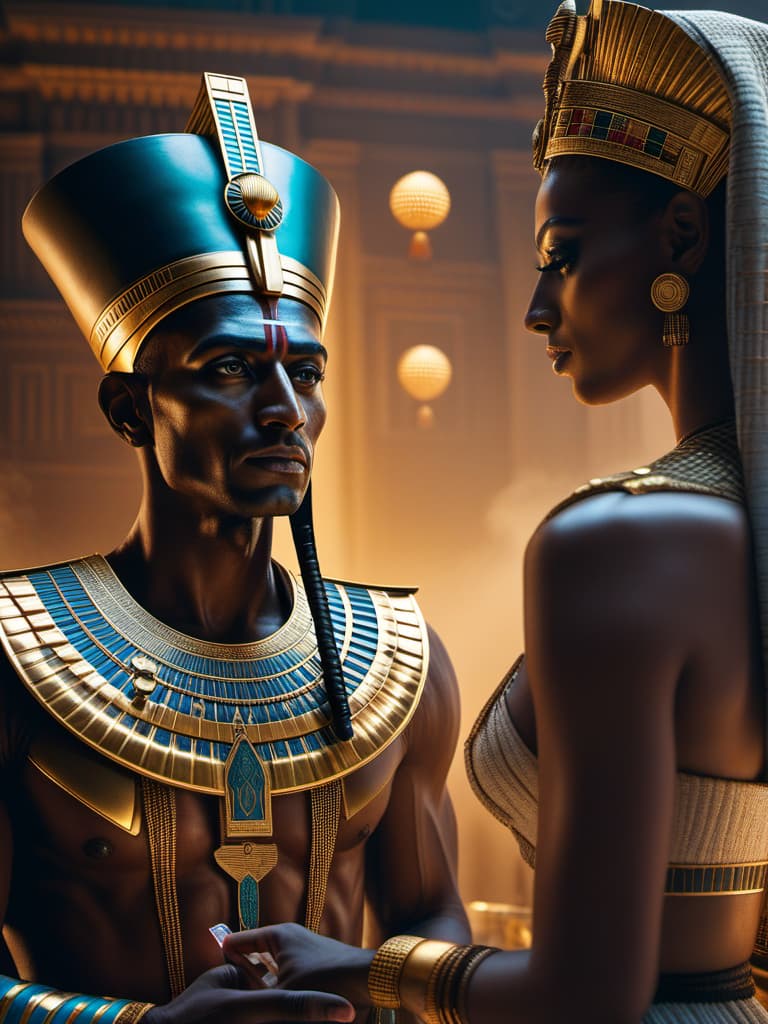  pharaoh picks up a medicine box and viruses fall out of it. , ((realistic)) hyperrealistic, full body, detailed clothing, highly detailed, cinematic lighting, stunningly beautiful, intricate, sharp focus, f/1. 8, 85mm, (centered image composition), (professionally color graded), ((bright soft diffused light)), volumetric fog, trending on instagram, trending on tumblr, HDR 4K, 8K