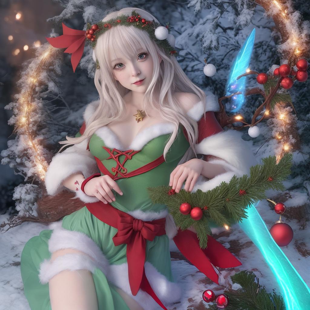  yule fairy anime style 8k