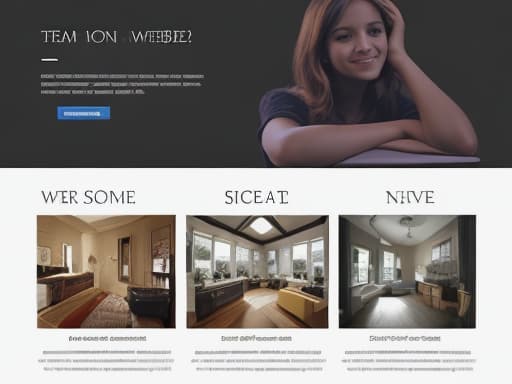  creat a webdesign web site home page