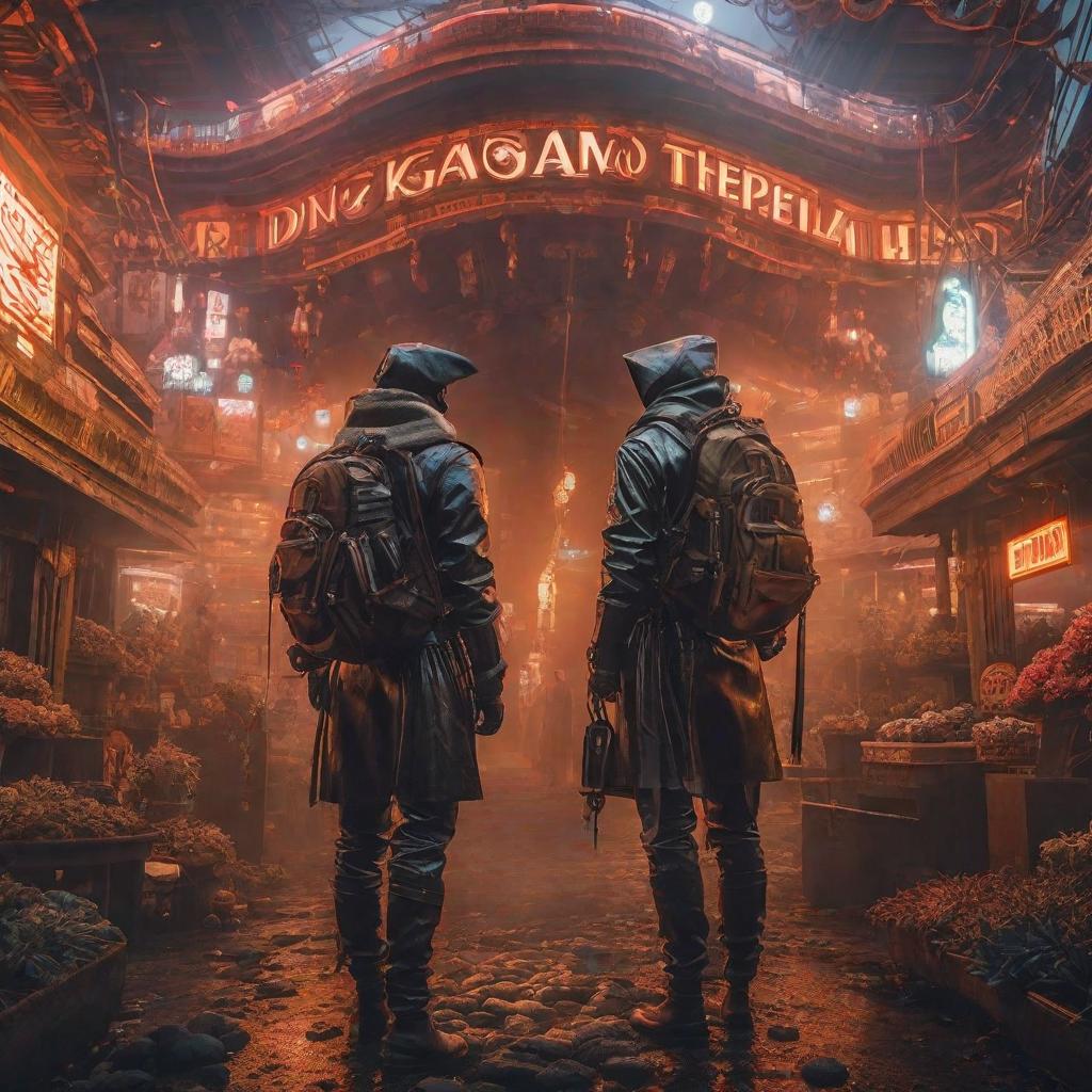  an album cover, splicor and aphex twins with a dystopian feel., ((anime)) hyperrealistic, full body, detailed clothing, highly detailed, cinematic lighting, stunningly beautiful, intricate, sharp focus, f/1. 8, 85mm, (centered image composition), (professionally color graded), ((bright soft diffused light)), volumetric fog, trending on instagram, trending on tumblr, HDR 4K, 8K